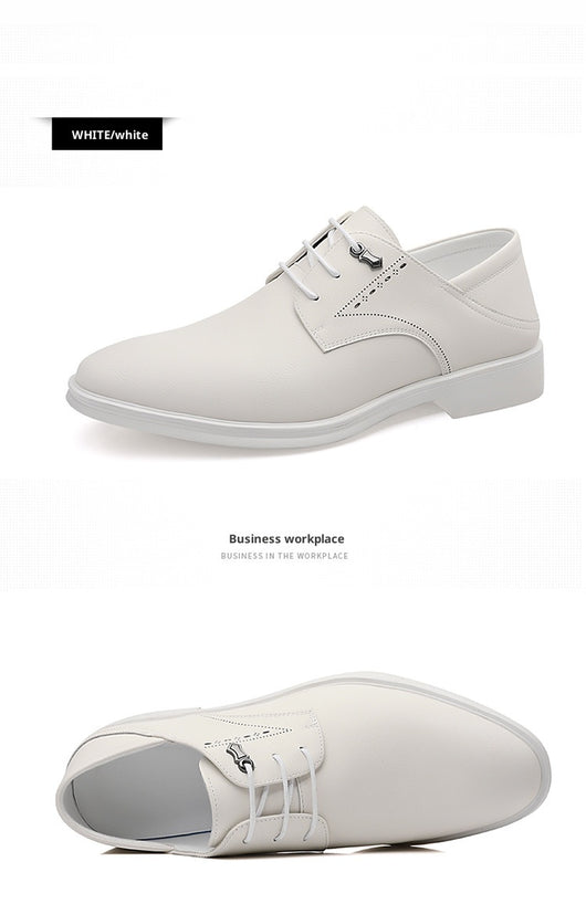 Zapatos de Vestir Ejecutivos en Cuero Suave con Punta Pronunciada - Image 12