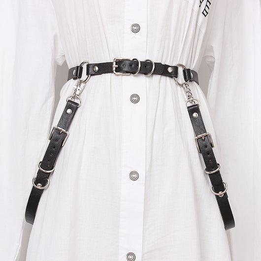 Cinturón de Cadena de Cuero para Mujer - Accesorio Versátil - Image 18