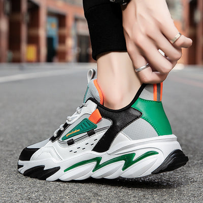 Zapatos Deportivos Casuales de Cuero Ligero para Hombre - Image 13