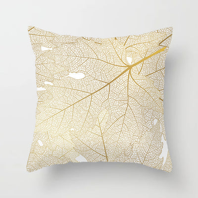 Almohada de Respaldo Flanela Dorada con Flores y Lentejuelas - Image 22