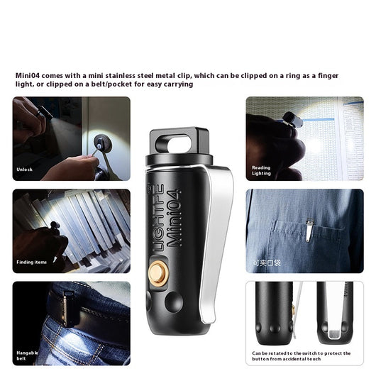 Linterna LED Portátil Llavero Resistente al Agua con Luz Ultra Potente - Image 3