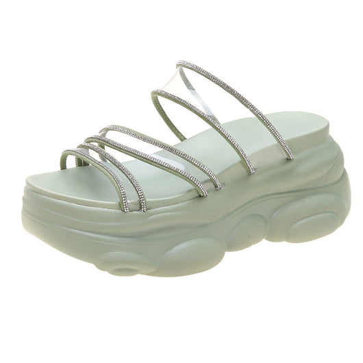 Pantuflas Cómodas con Suela Elevada y Diseño Minimalista - Image 3