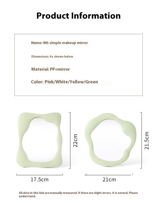 Espejo de Escritorio Irregular Moderno para Maquillaje y Decoración - Image 11