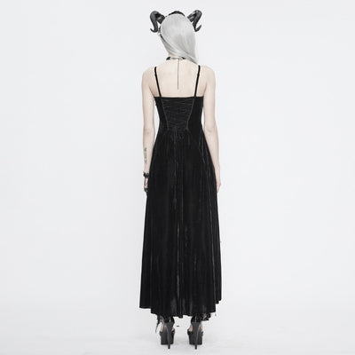 Vestido Gótico Vintage con Tirante Único para Mujer - Image 10