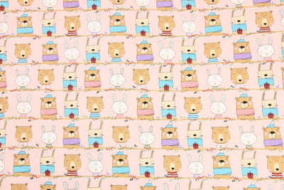 Tela de Algodón Estampada con Animales Lindos - Artesanal para DIY - Image 6