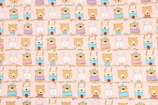 Tela de Algodón Estampada con Animales Lindos - Artesanal para DIY - Image 6