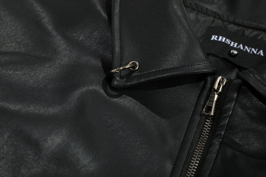Chaqueta de Cuero PU Estilo Urbano Americano con Algodón - Image 16