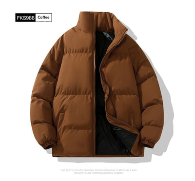 Chaqueta Acolchada de Algodón para Hombre Talla Grande - Image 11