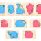 Puzzle 3D de Animales en Madera con Degradado Multicapa