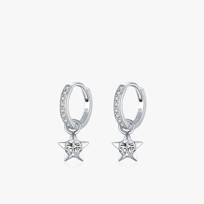 Aretes de Plata S925 con Diamantes Brillantes Estilo Urbano Versátil - Image 2