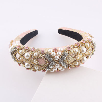Diadema Barroca Voluminosa con Esponja Estilo Europeo - Image 3