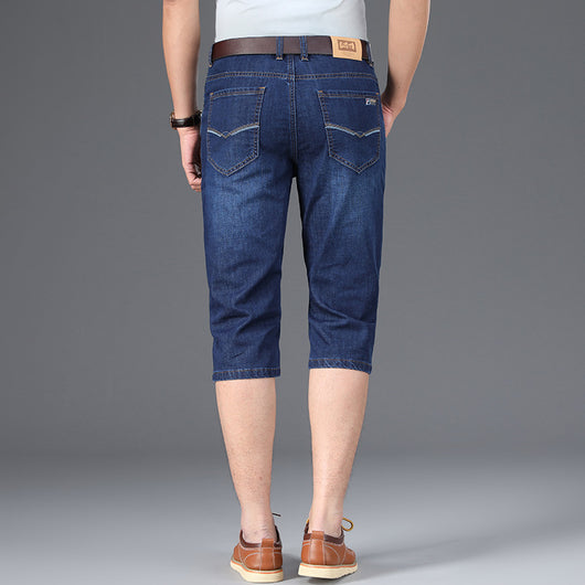 Pantalones Cropped Slim de Cintura Alta para Hombre - Estilo Ejecutivo - Image 3