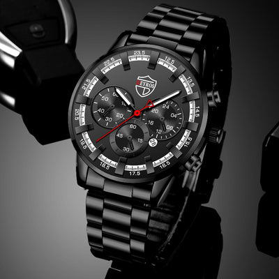 Reloj de Cuarzo Luminoso para Hombre - Elegancia Empresarial - Image 23