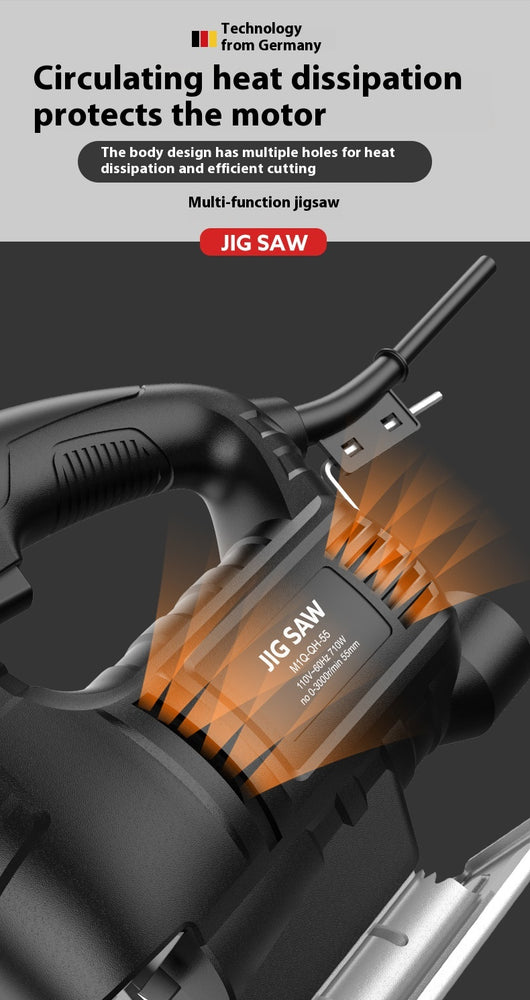 Sierra de Cinta Eléctrica Multifuncional 55 - Portátil para Carpintería Profesional - Image 15