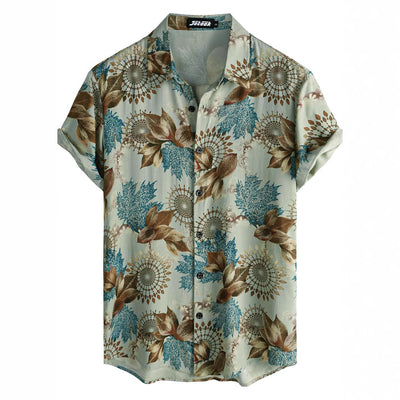 Camisa Hawaiana de Manga Corta con Solapa - Image 2