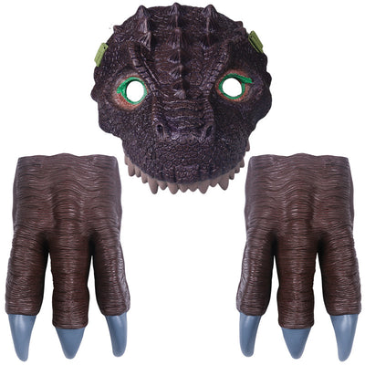 Set de Disfraz Dinosaurio con Máscara, Garras y Accesorios de Juego - Image 2
