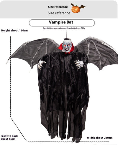 Colgante Murciélago Vampiro Luminoso con Inducción - Decoración Atmosférica - Image 12
