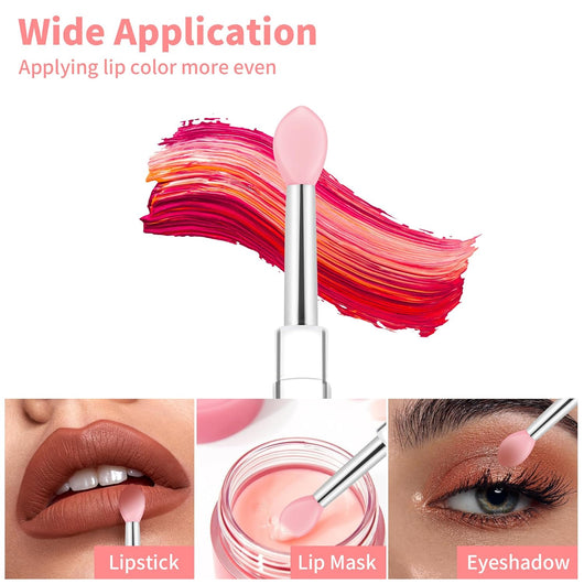 Set de 8 Brochas de Silicona Reutilizables para Labios - Aplicadores para Labial, Gloss, Bálsamo y Mascarilla - Image 3