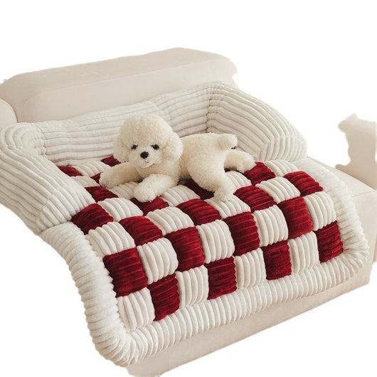 Cama Térmica Ajedrezada para Mascotas - Confort Otoño e Invierno - Image 4