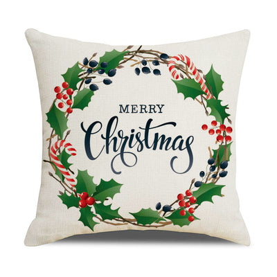 Funda de Cojín Navideño Terciopelo Suave con Estampado Digital - Image 34