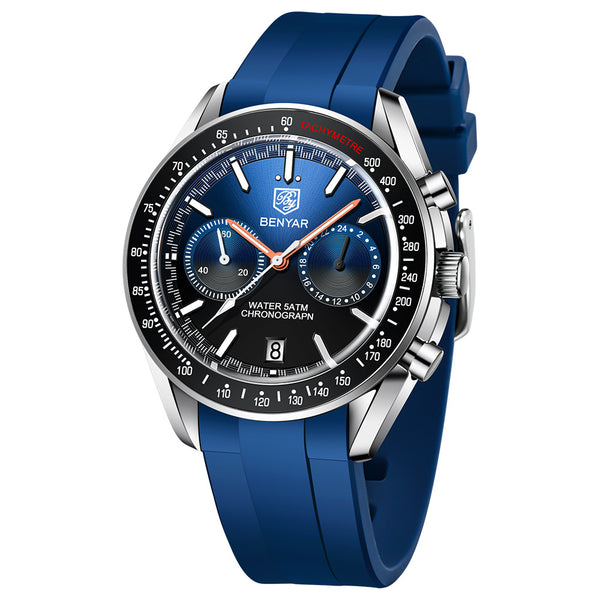 Reloj Cronógrafo Multifuncional Impermeable con Luz Nocturna para Hombre