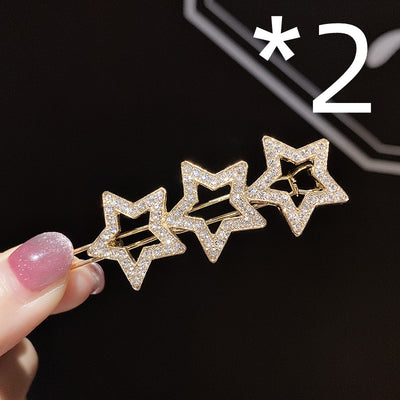 Clip para cabello con estrella de cristales brillantes - Image 9