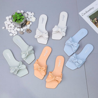 Pantuflas de Playa para Mujer con Moño Elegante - Image 17