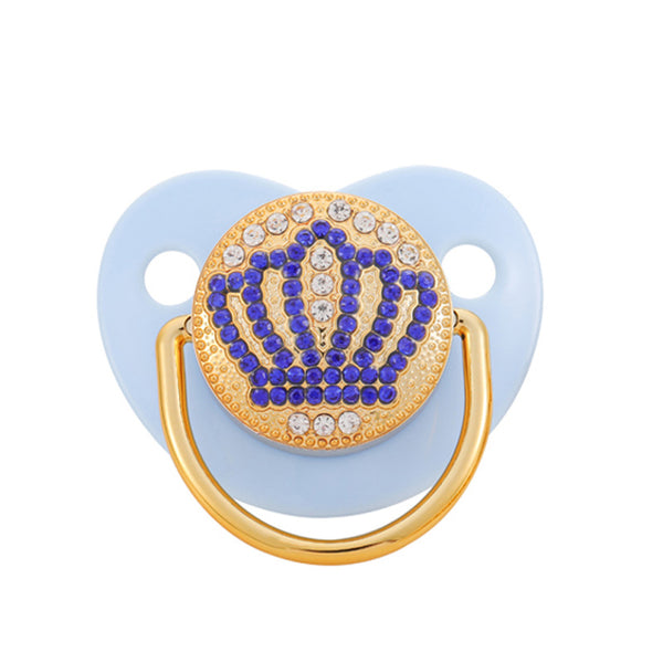 Chupete Lujo Corona Diamante Baby Bling para Bebés 0-18 Meses