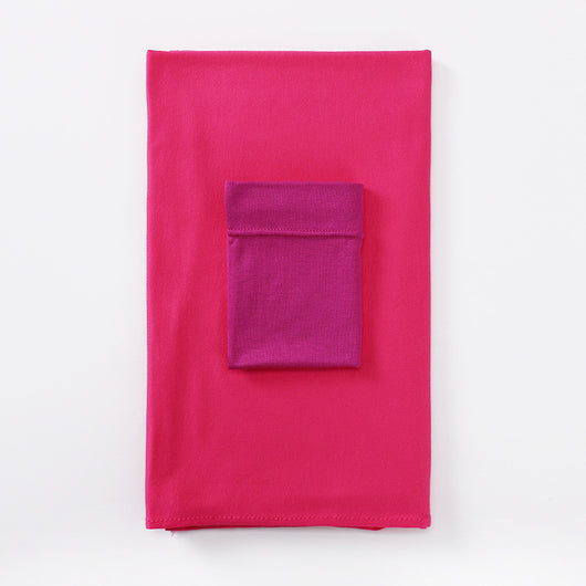 Black minimalist modal bottom hat integrated scarf, folded neatly on a white background. - Image 22