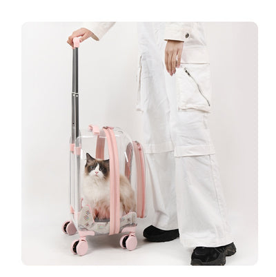 Mochila Transportadora Panorámica para Mascotas con Ventana Transparente - Image 22