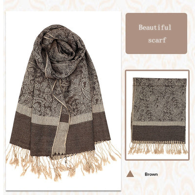 Elegante Chal Ligero de Lujo - Envolvente de Imitación Cashmere para Mujer - Image 69