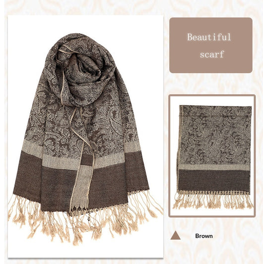 Elegante Chal Ligero de Lujo - Envolvente de Imitación Cashmere para Mujer - Image 69