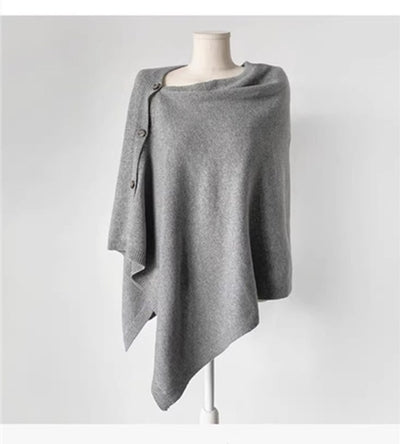 Capa Chal de Lana para Mujer con Corte Diagonal - Image 16