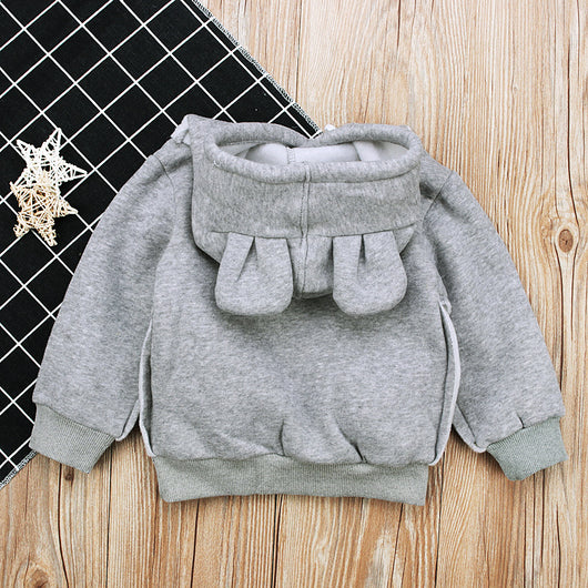 Sudadera con Capucha y Orejas de Osito - Manga Larga en Felpa - Image 13