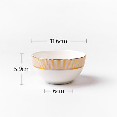 Juego de Vajilla de Porcelana Ósea Nórdica Lujo - Image 12