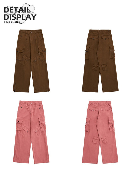 Pantalón Overol Ancho Estilo Otoño para Hombre - Image 9