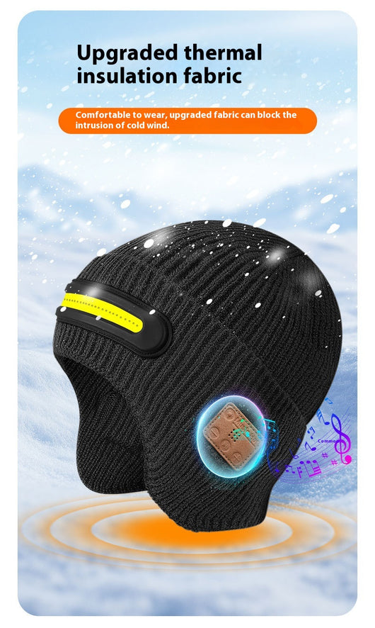 Gorro Tejido con Iluminación LED para Correr de Noche - Image 9