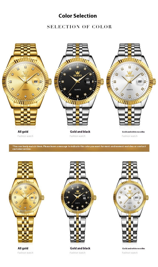 Reloj de Pareja para San Valentín - Diseño Moderno Resistente al Agua - Image 12