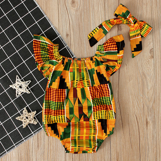 Jumpsuit Infantil con Cinta Estampada - Image 10