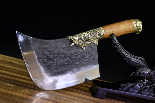 Cuchillo Fileteador de Acero con Hueso de Loto - Corte Profesional