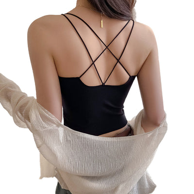 Top Camiseta con Tirantes y Sostén Integrado para Mujer - Image 3