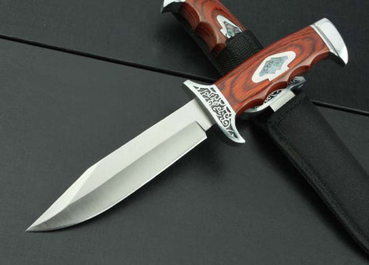 Cuchillo Táctico de Campo Outdoor Defense Hoja Recta - Image 6