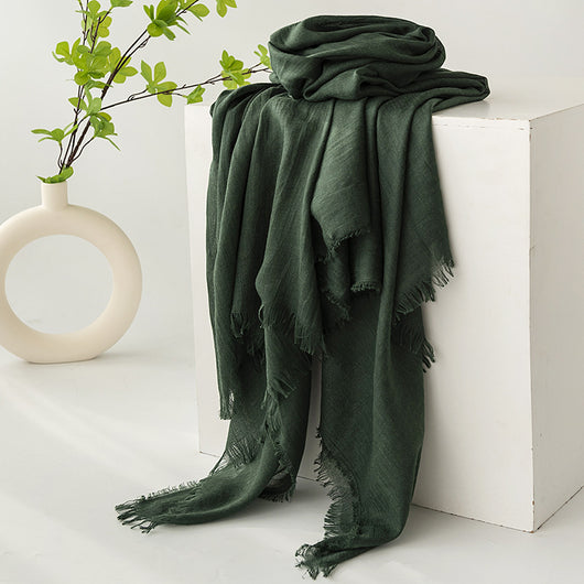Pañuelo de Algodón y Lino Verano - Protección Solar Elegante - Image 23