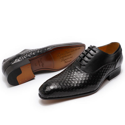 Zapatos de Cuero Artesanales Estilo Británico para Hombre - Image 3