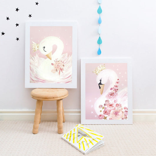 Cuadro Decorativo Infantil Cisne para Habitación y Pasillo - Image 13
