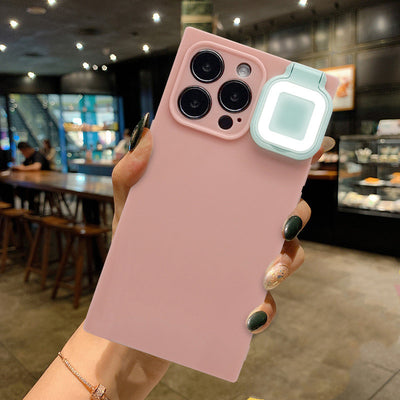 Funda Móvil con Anillo y Luz LED para Selfies