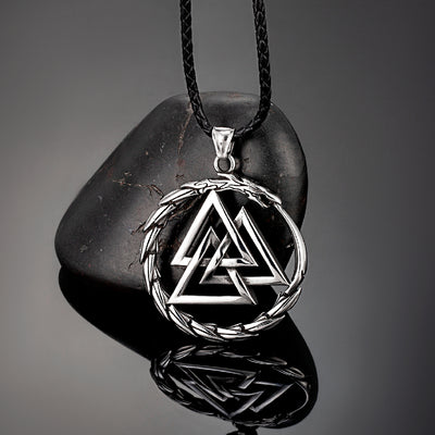 Collar Acero Inoxidable Vikingo Dragón Nórdico para Hombre - Image 5