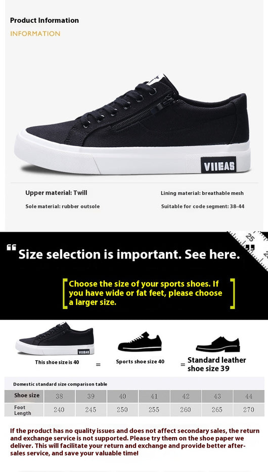 Zapatos Casuales Deportivos para Hombre de Lona Transpirable - Image 12
