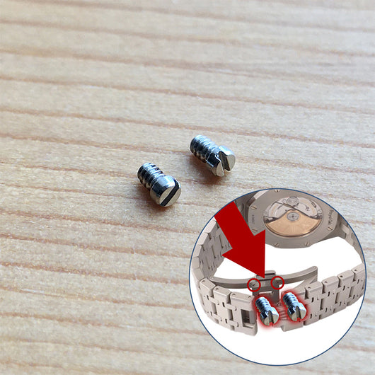 Tornillo de Ajuste para Hebilla de Reloj en Acero Fino