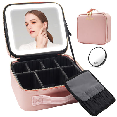 Maletín de Maquillaje Profesional con Espejo LED y Gran Capacidad de Almacenamiento - Image 8